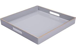 Gray Tray - 13"x13" in. Aesthetically Pleasing Serving Tray