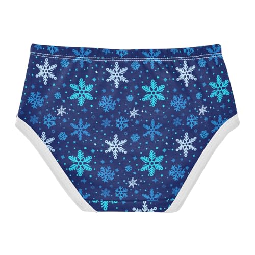 Girls' Underwear Snowflake Blue Toddle Brief Panties 23030002