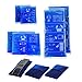 Compresses de gel polyvalents pour chaud/froid Compresses universelles réutilisables pour réfrigérateur et micro-ondes avec housses en laine NOUVELLE VERSION pour la douleur (6 sacs 3 couverture)