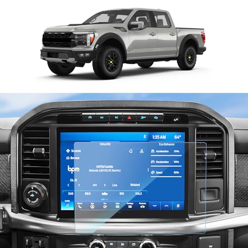 SKTU Screen Protector for 2021-2025 Ford F-150 2022-2025 Ford F-150 Lightning 12 Inch Navigation 2024 2025 F-150 Accessories Tempered Glass HD