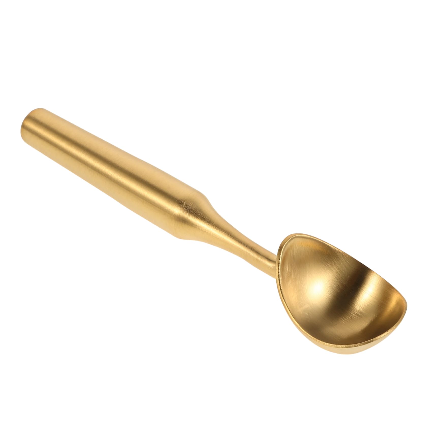 Ciieeo 5 Stück Goldener Eisportionierer aus mit Langem Griff Antihaftbeschichtet Spülmaschinenfest Vielseitig für Eis Keksteig Früchtespieße und Dessertdekoration Kleine