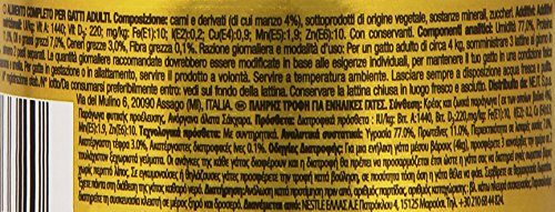 Katzenfutter Gourmet Gold mit Rindfleisch Select 85gr