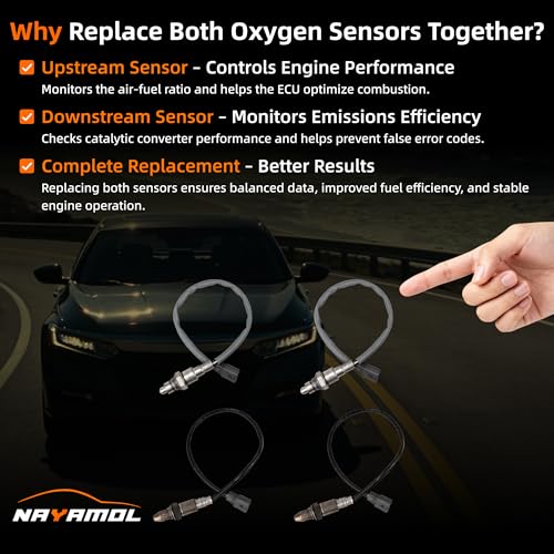 Sensor de Oxígeno Upstream & Downstream 4PCS para Nissan miniatura 5