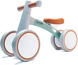 Bicicleta De Equilíbrio Infantil Sem Pedal 4 Rodas Yuupi