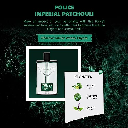 Police Imperial Patchouli Mens EDT 100ml - Image 4