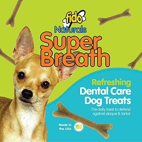 NATURALS Super Breath Dental Care Bones for Dogs – 21 Treats/Pack (3 Pack) – Dog Dental Treats for Small Dogs, Made in USA, Dog Dental Chews Help Reduce Plaque, Tartar Buildup & Freshens Breath NATURALS Super Breath Dental Care Bones for Dogs – 21 Treats/Pack (3 Pack) – Dog Dental Treats for Small Dogs, Made in USA, Dog Dental Chews Help Reduce Plaque, Tartar Buildup & Freshens Breath