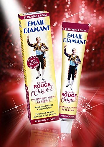 Email Diamant Toothpaste Original Red Formula Rouge 75 ml LARGE TUBE