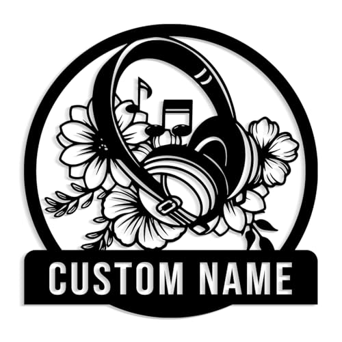 Custom music metal signs, personalized music metal wall decorations