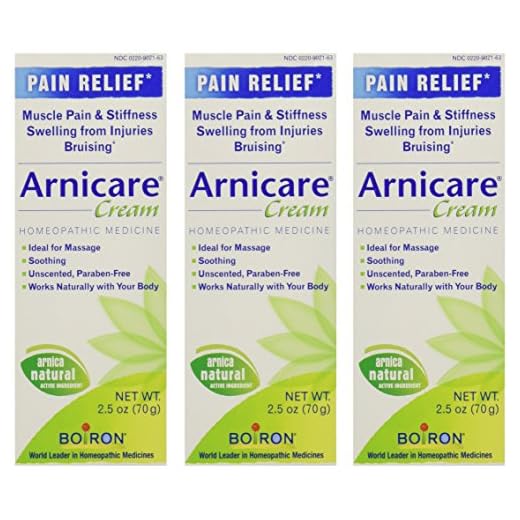 Boiron Arnicare Cream Homeopathic Medicine 2.50 oz (Pack of 3)