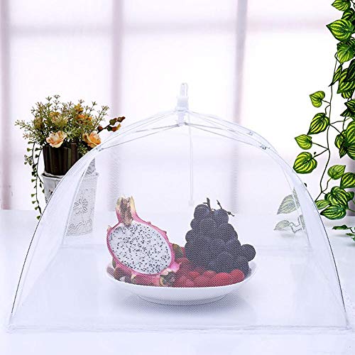 4 x 12 Inch Cubierta para Alimentos Pop Up Plegable Mosquitera Comida Malla Alimentos Cubierta Reutilizable Paraguas De Alimentos para Cocina, Barbacoa, Picnics, Fiesta Al Aire Libre Cover