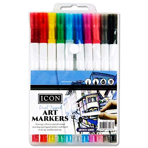 Premier Stationery G3819271 - Rotuladores de doble punta (10 unidades)