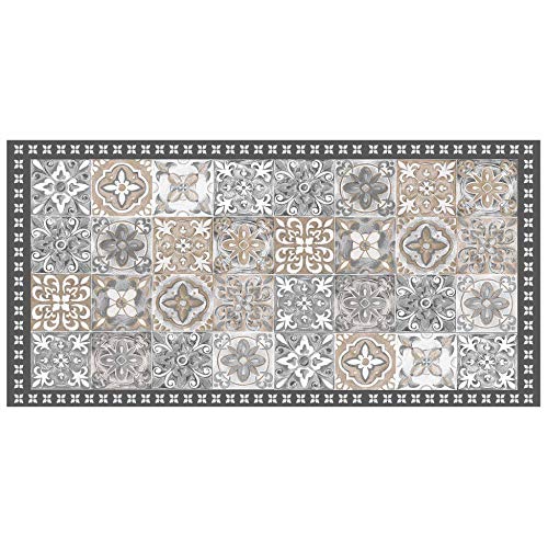 Alfombra Decorativa para Interiores (Rectangular, Vinilo Alicante Natural, 50 x 100 cm)