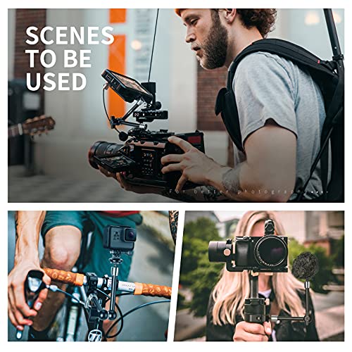 NEEWER Verbesserte Super Klemme und 11" Magischer Arm,kompatibel mit SmallRig Kamerahalterungen/Klemmen für weitere Monitor/LED Licht/Webcam Verlängerungen,Max. Belastung 4,4 lbs/2 kg, ST20 – Bild 8