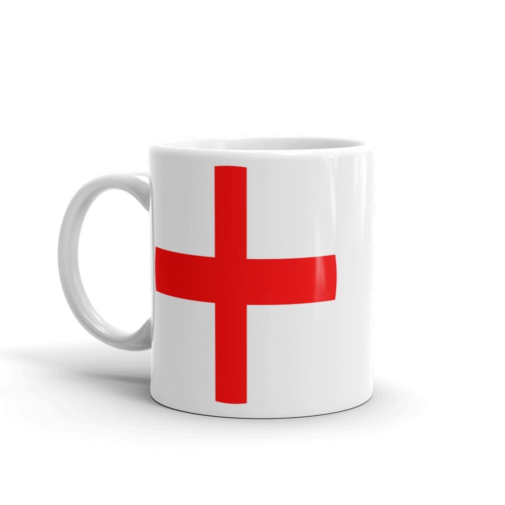 Dv Mugs Ltd Multi England Flag Map 10Oz Coffee Tea Mug #9032