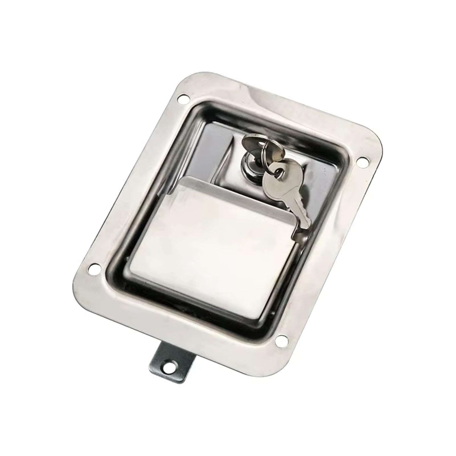 Ntbpeyzvqf 304Sus No Padlock 304 Stainless Steel Or Iron Generator Set Equipment Door Lock Panel Three-Point Linkage 1Pcs(304Sus No Padlock)