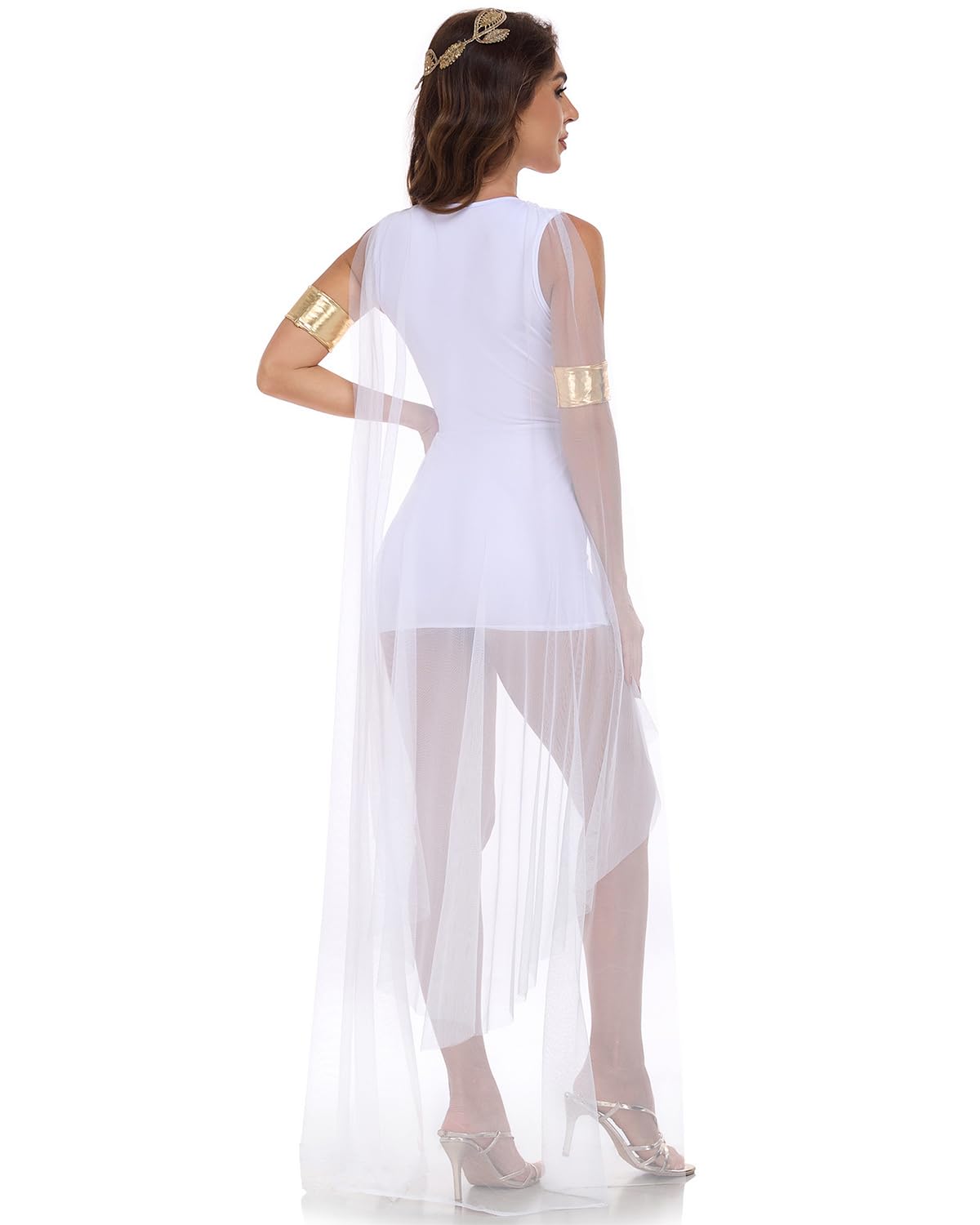 Donne Cosplay Costume Fancy Dress Dea greca Cleopatra Roman Warrior Fallen Angel Vampire Witch per Halloween