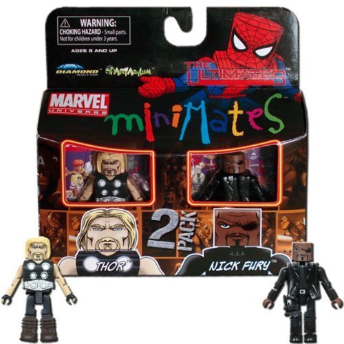 Marvel Universe Mini Mates Thor and Nick Fury 2-Pack