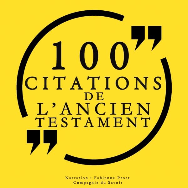 Cover art for 100 citations de l'Ancien Testament