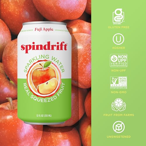 Image of Spindrift Fuji Apple Can 12 Ounce (Pack of 24)