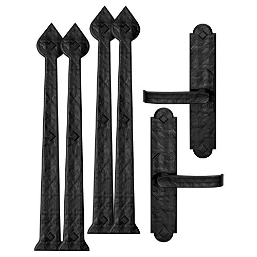 Hottest Sale 6 Piece Rustic Aspen Magnetic Garage Door Hardware Set