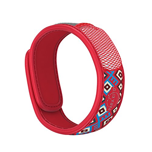 PARA'KITO Mosquito Insect & Bug Repellent Wristband - Waterproof, Outdoor Pest Repeller Bracelet w/ Natural Essential Oils (Maya)