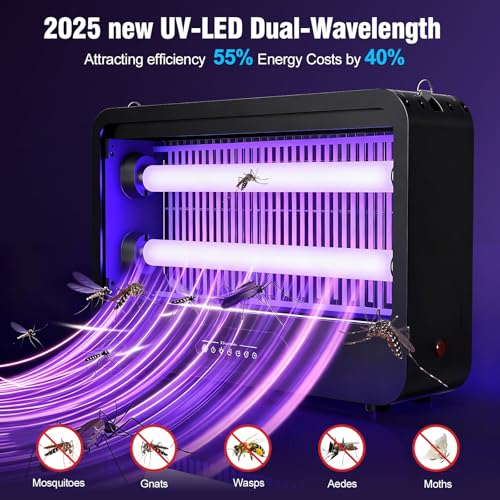 Electric Bug Zapper Indoor, Mosquito Zapper with 3500V Powerful Dual Grid & Remote, Fly Za - image 3