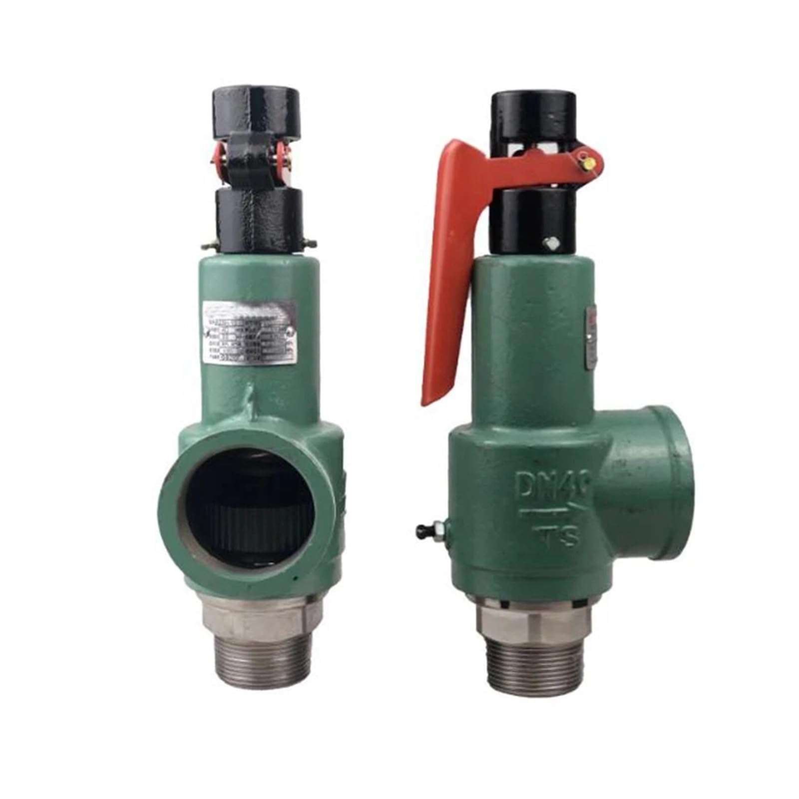 MXXDMOPD 1pcs Male Thread Spring Type Pressure Relief Valve A28H-16 Release(0.5 Mpa,DN25)