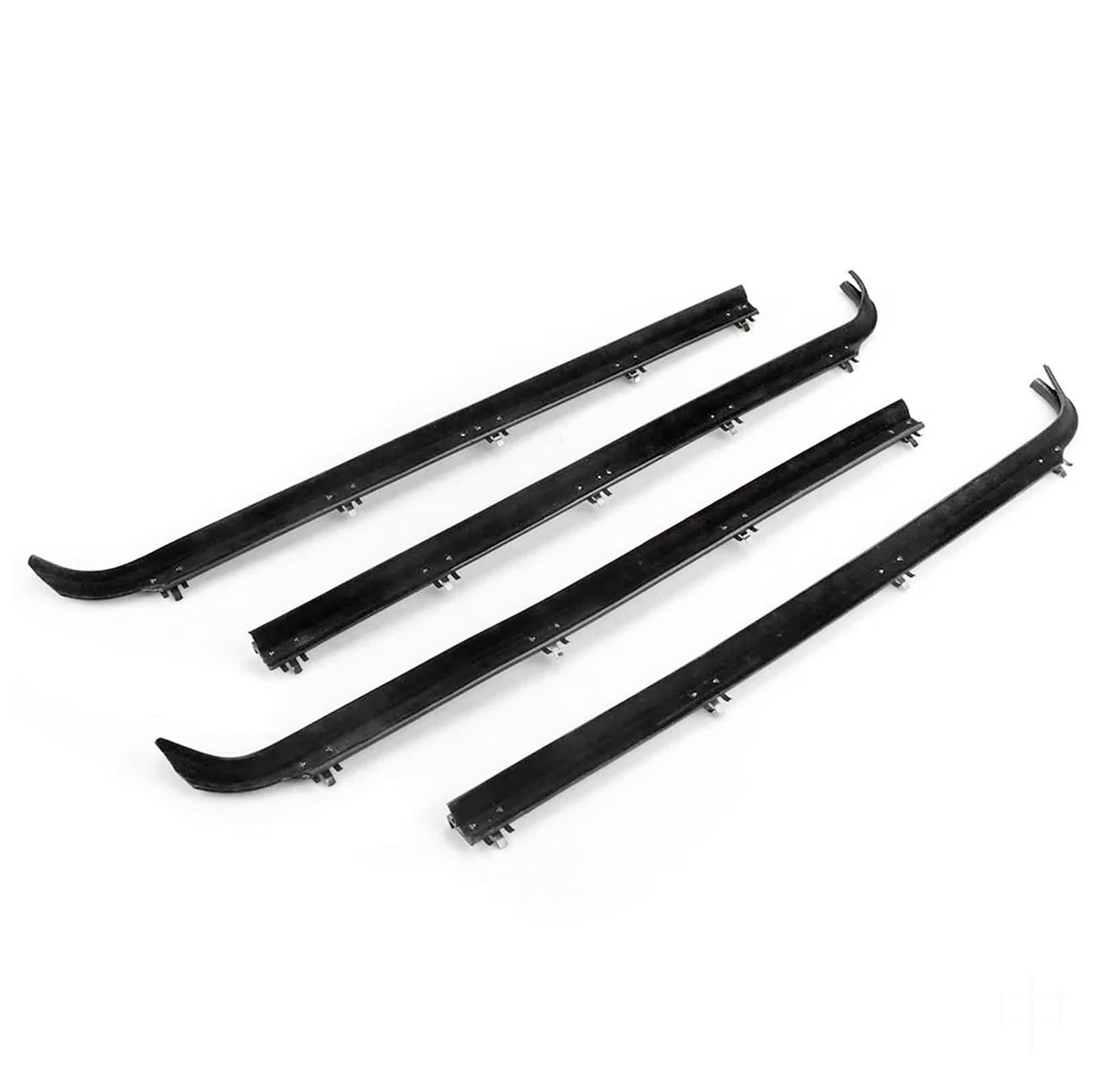 Window Locking Gasket for for F150 F250 F350 1987-1997 Door Window Weatherstrip Set (OE# F2TZ1521457A E7TZ1521453A)