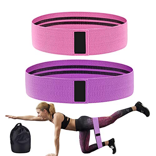 Banda de entrenamiento de resistencia al ejercicio: Bandas de botín elásticas para cadera Set para piernas Brazos Butt Fit para entrenamiento Pilates Estiramiento Terapia física Yoga Home Fitness