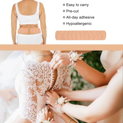 30 Pcs Tummy Tape for Flat Stomach,Instalift Tape for Thigh Legs, Body Shaping, Hypoallergenic, No Residue,For Backless Dresses, Wedding, Pregnancy, Sagging Skin3