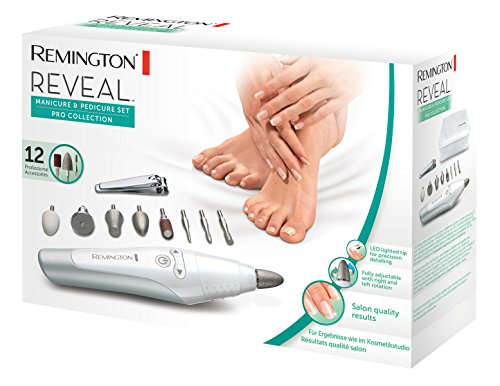 Remington Manicure- en pedicureset Pro Collection REVEAL MAN3000, 12-delig, led-verlichte punt, grijs/wit - Image 3