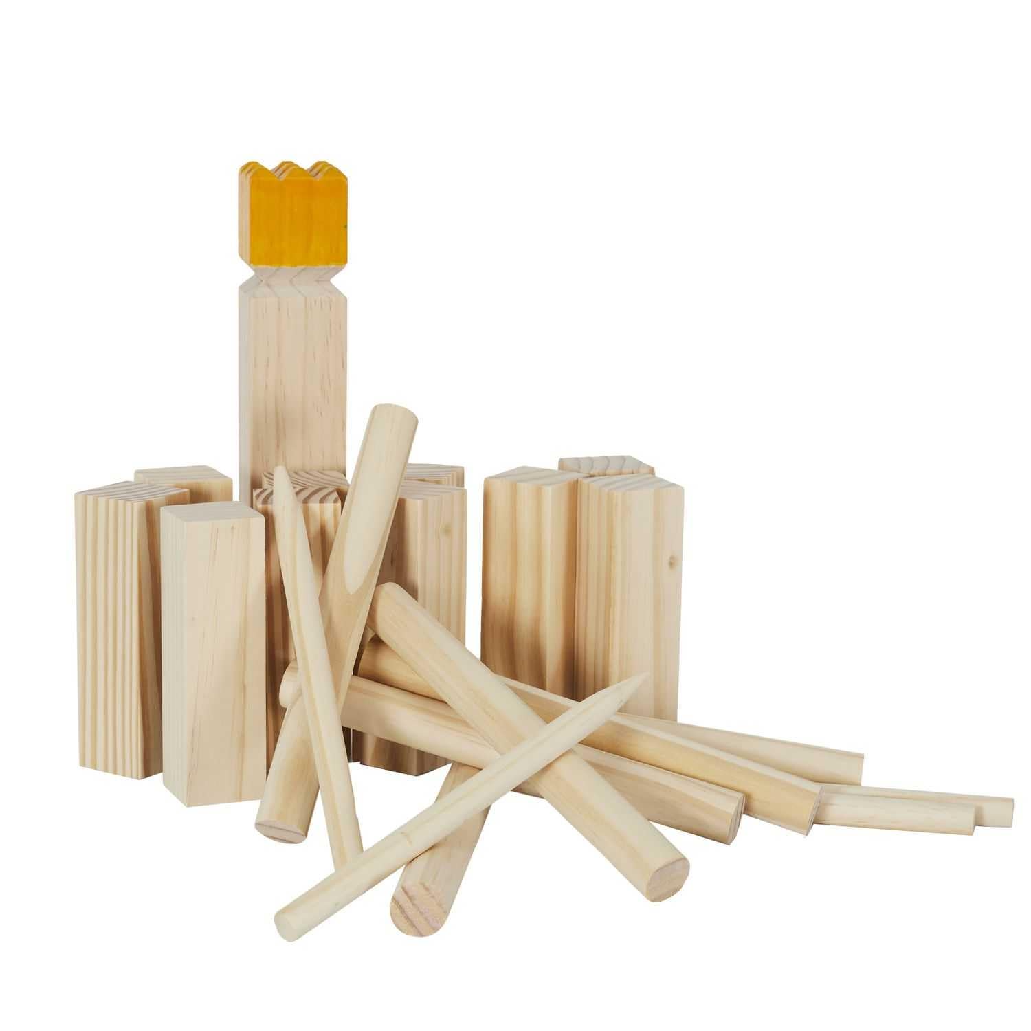 MISTER GADGET, MG3510, Odkryj grę Kubb, wysokiej jakości skandynawską grę drewnianą, idealną na wiele godzin zabawy na świeżym powietrzu podczas imprez, pikników lub dni na plaży.
