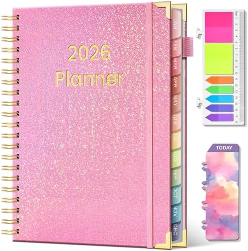 2026 Planner Hardcover Weekly & Monthly Calendar Planner for Women Jan 2026 - Dec 2026 8.5