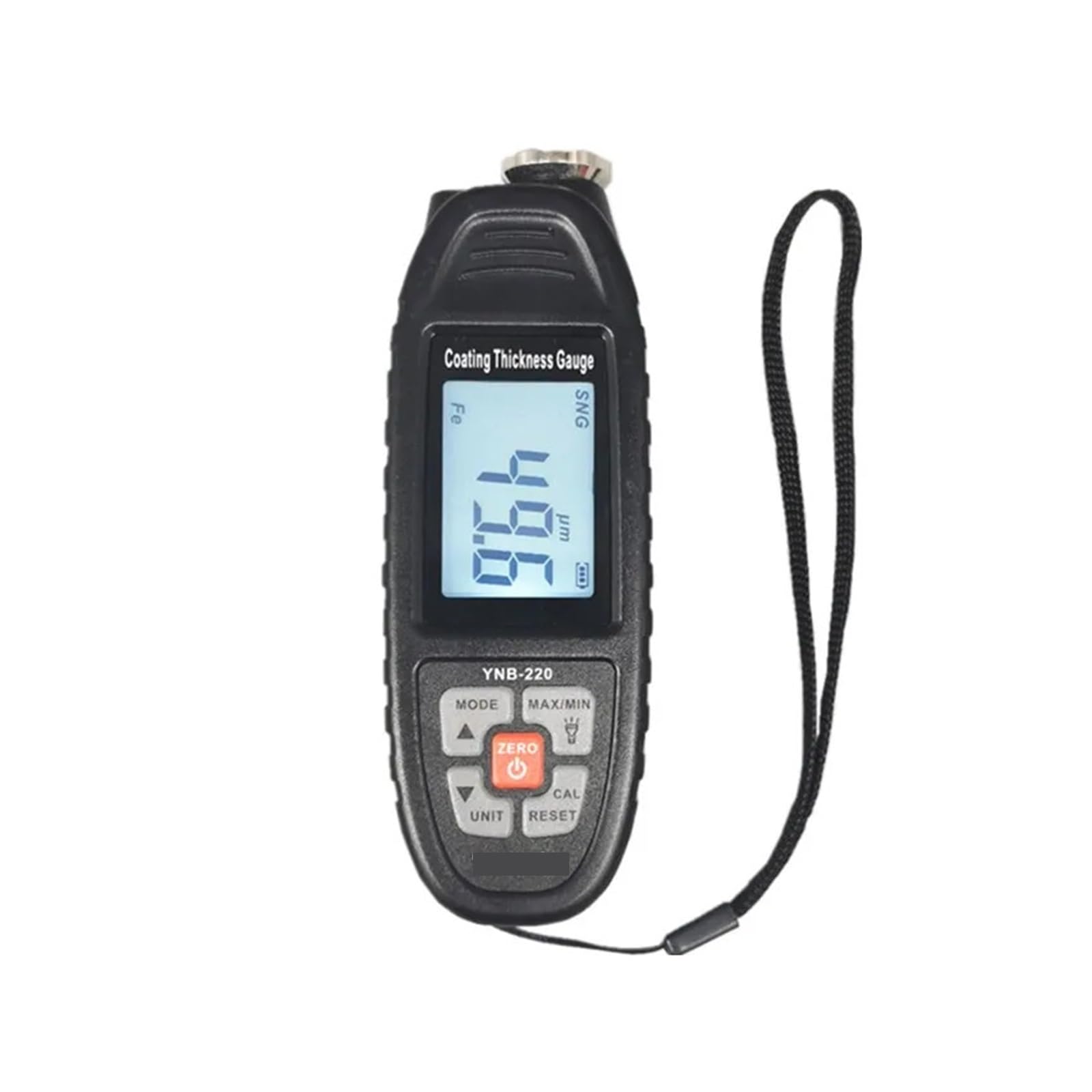 Miernik grubości, YNB-220 LCD Light Car Paint Tester Miernik grubości powłoki samochodowej z podświetleniem Instrukcja obsługi w języku angielskim, dla samochodu