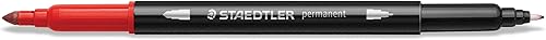 Miniatura 2 de STAEDTLER Bolígrafos permanentes de doble extremo, finos y ultrafinos, 18 colores, 3187 TB18