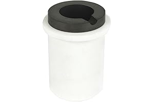 2 KG Induction Ceramic Graphite Furnace Crucible for Smelting Metal