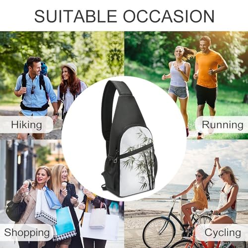 Mochila tipo sling bag urbana blanca para día y senderismo miniatura 6