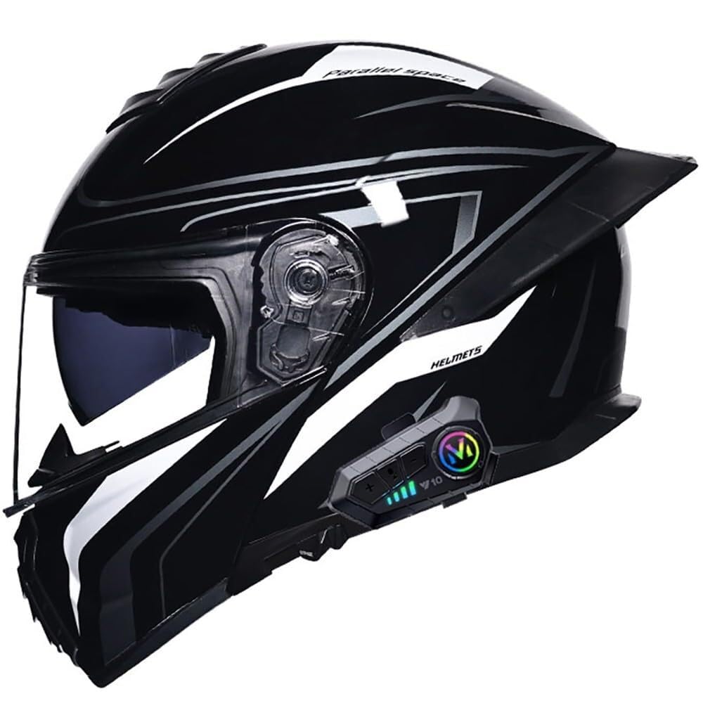 Casque intégral modulable Bluetooth double visière pour une protection optimale en ville