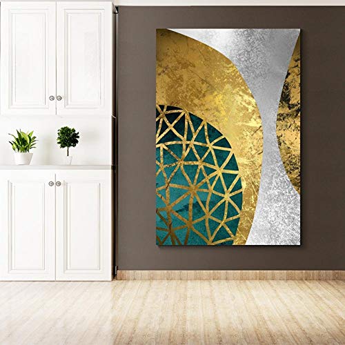 Póster abstracto de lienzo para pared de pasillo y salón 4