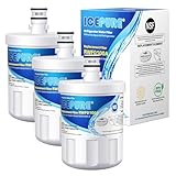 ICEPURE 5231JA2002A Refrigerator Water Filter,Replacement for LG LT500P, GEN11042FR-08, ADQ72910901, ADQ72910907, LFX25974ST, LFX25973S, Kenmore 9890, 469890, LSC27925ST, 3PACK(Package may vary)