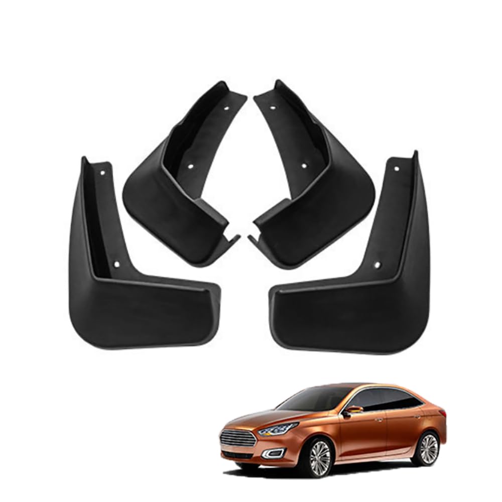 Amhvmu Normal 4Pcs Mud Flaps For Ford Escort 2015-2018