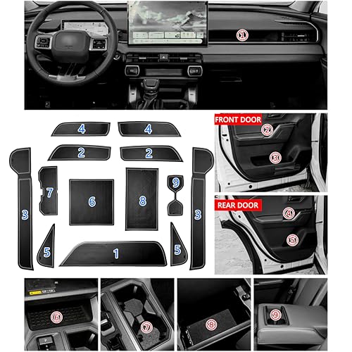 Protector Portavasos para Toyota RAV4 2026 13 Piezas miniatura 5
