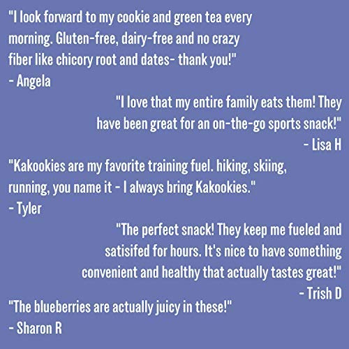 Miniatura 5 de Kakookies Una galleta reimaginada, Boundary Waters Blueberry (caja de 12 galletas), horneada suave, a base de plantas, sin lácteos, sin gluten,