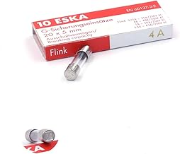 Glass Fast Fuse (F) 4A/250VAC 5x20mm (Box of 10 Fuses)