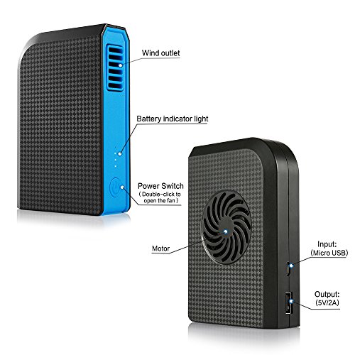 Piccolo Portatile Ventilatore Batteria