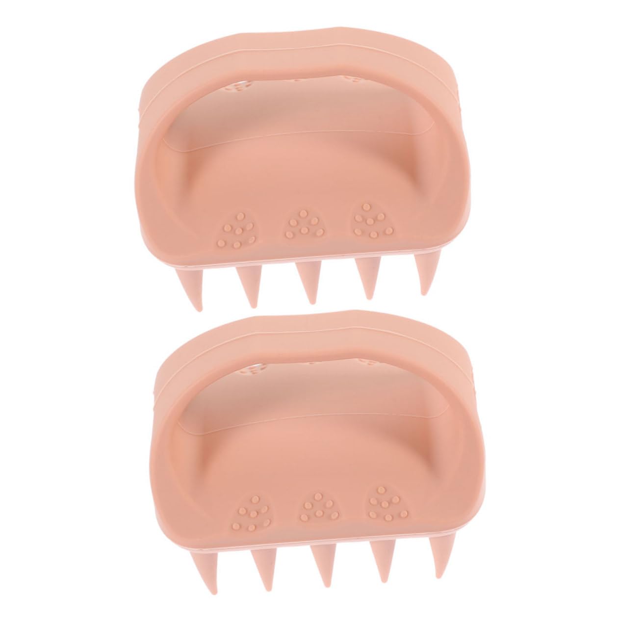 Ipetboom 2pcs 2 Shampoo Brush Ergonomic Scalp Massager for Wet Curly Hair Soft Bristles for Gentle Cleansing for Shower Bath Use Soothing Hair Care Tool