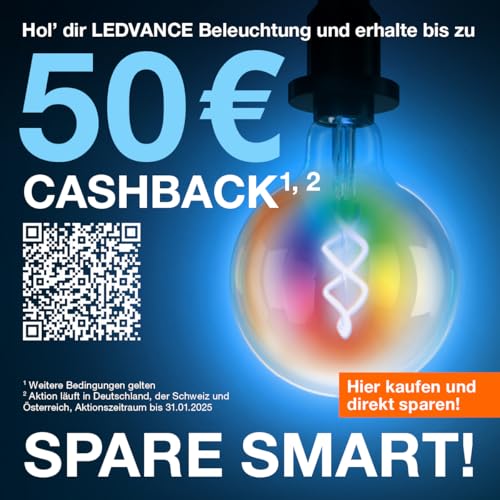 LEDVANCE Smart LED lamp with WiFi Technology, E27-base matt Glass ,Light Colour Changeable (2700K-6500K), 806 Lumen - Image 2