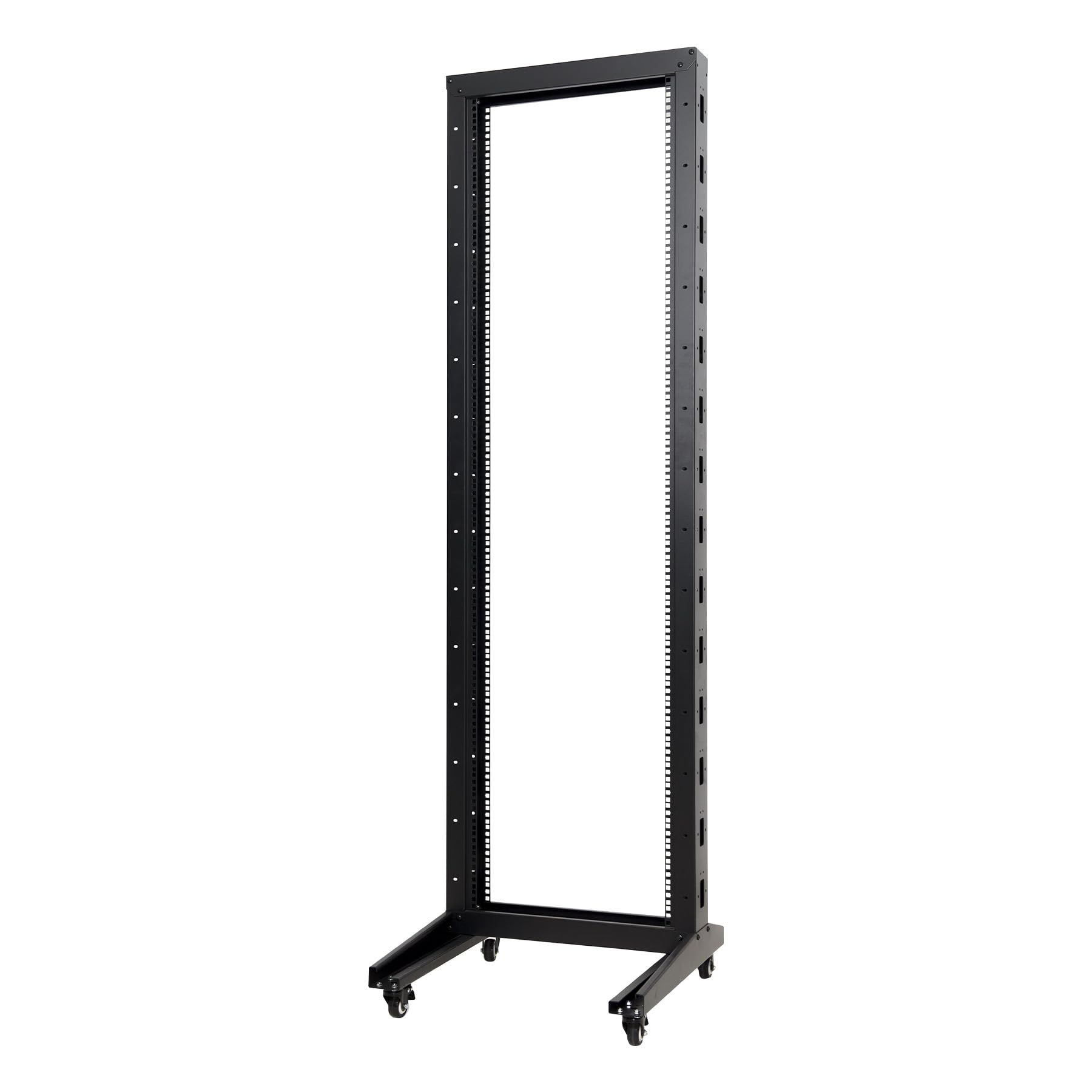 Aiten Data Armario Rack de Marco Abierto 22U de 2 Columnas Post 19″ con Ruedas (600 x 600 x 1189 mm)