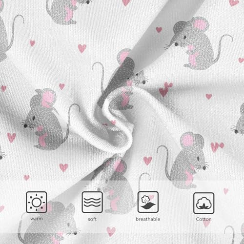 Girls' Underwear Cute Mouse Mice Heart Cotton Stretch Comfort Toddler Panties3