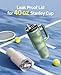 2 Pcs Flip Straw Lid for Stanley 40oz Quencher, Leak Proof Cup Top for Stanley ProTour, Spill Resistant Tumbler Lid Compatible with Stanely Cup Accessories